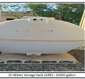 15 - Water Storage Tank (GRE) - 10000 Gallon 15 - Water Storage Tank (GRE) - 10000 Gallon