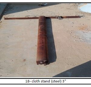 18 - Cloth Stand Steel 3 inc 18 - Cloth Stand Steel 3 inc