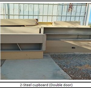 2 - Steel Cupboard (Double Door) 2 - Steel Cupboard (Double Door)